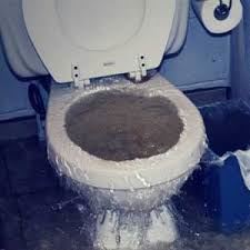 Les WC sont bouchés !